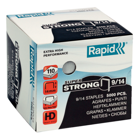 Zszywki Rapid 9/14-5M Super Strong